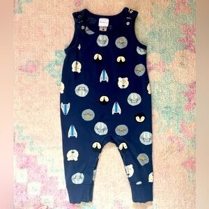 Hanna Andersson Winter Print Overalls